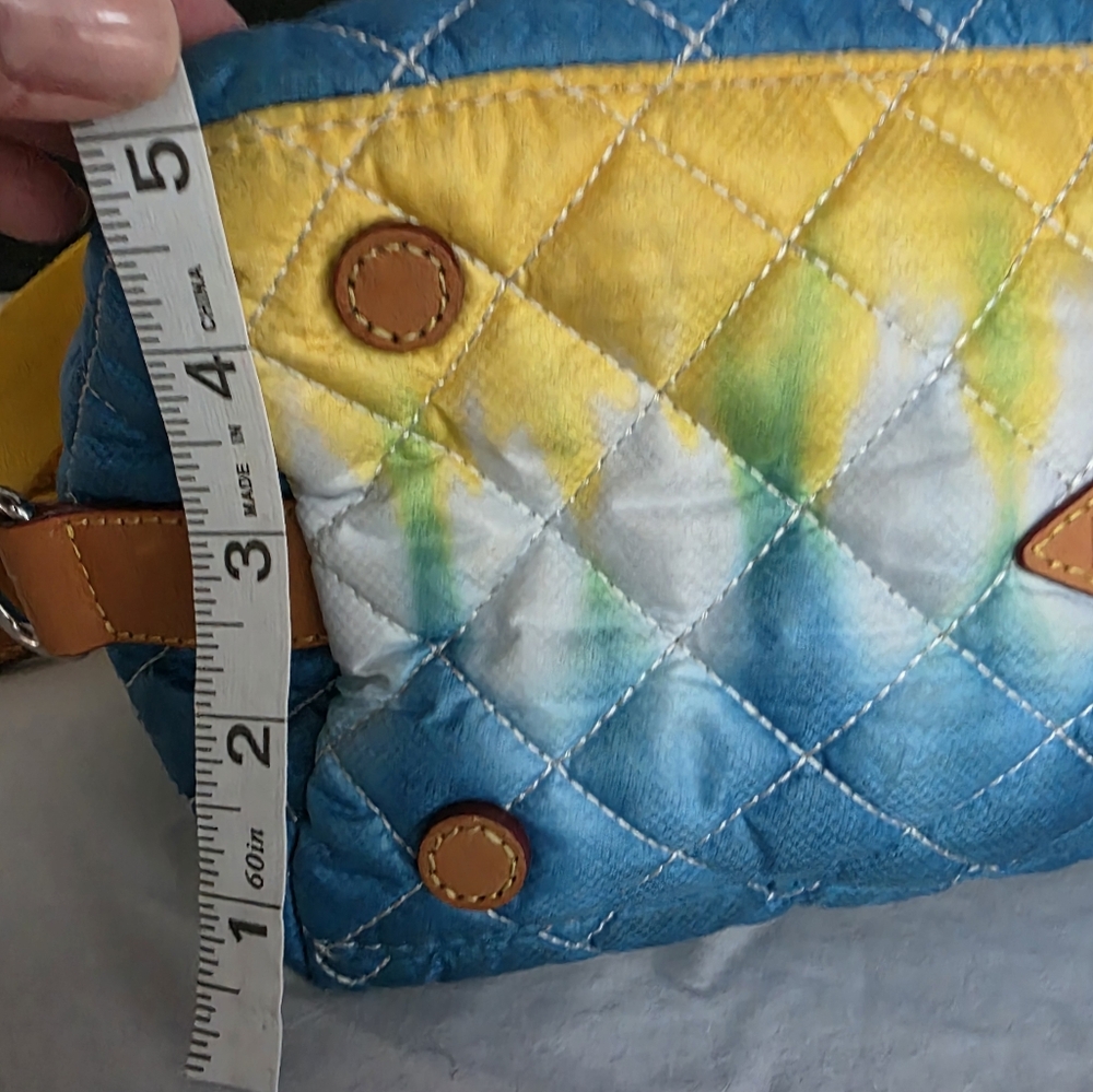 MZ Wallace Micro Sutton Bag Daffodil Tie Dye/Gold - Picture 6 of 16